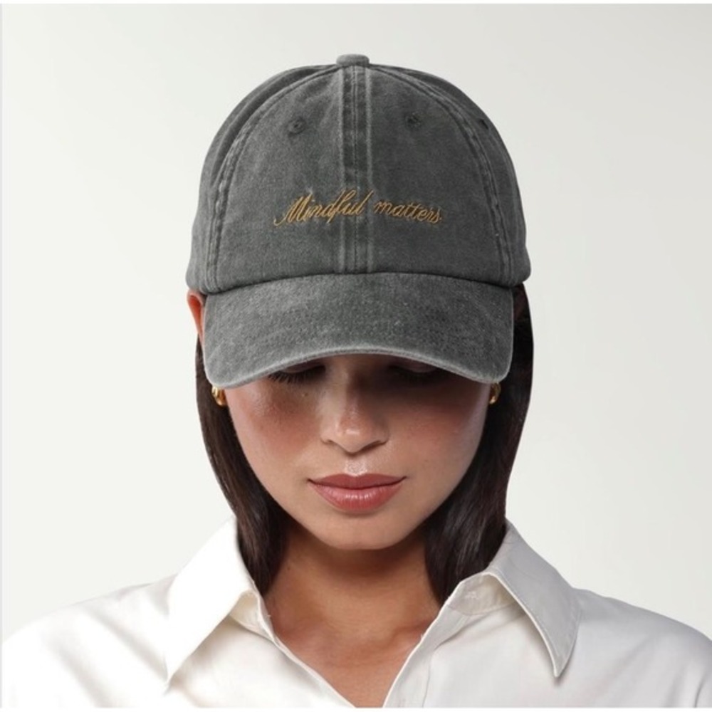 NWT Active After Coffee Mindful Matters Green Cap / Dad Hat
